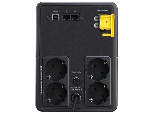 უწყვეტი კვების წყარო APC BX1200MI-GR Back-UPS, 1200VA, USB, Black, 4 image