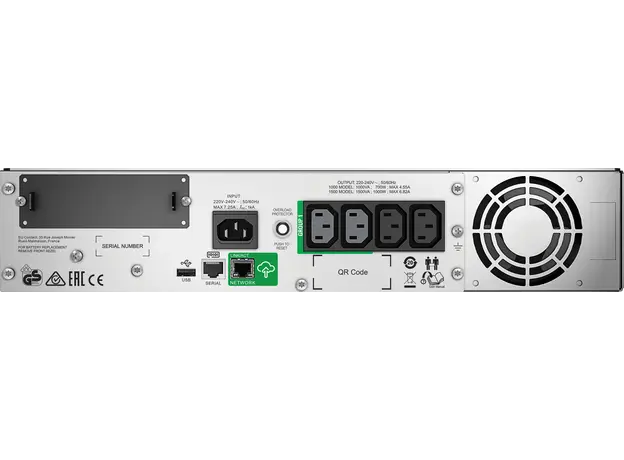 კვების წყარო APC Smart-UPS 1500VA LCD RM 2U 230V with SmartConnect, 10 image