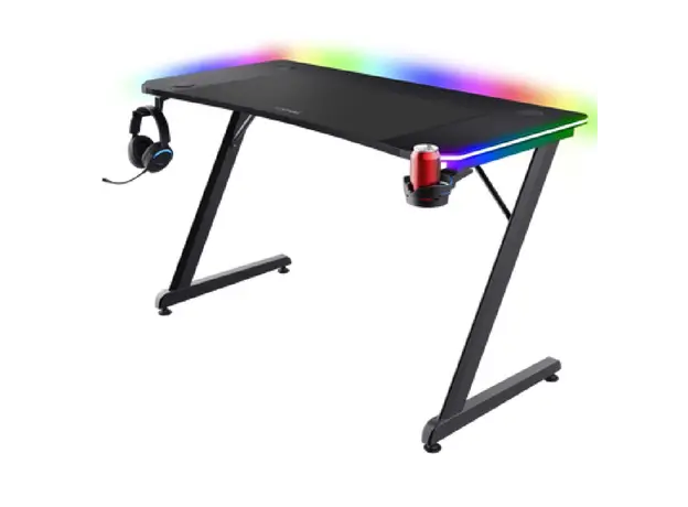 სათამაშო მაგიდა Trust GXT710 LUMINUS PRO RGB DESK, 3 image