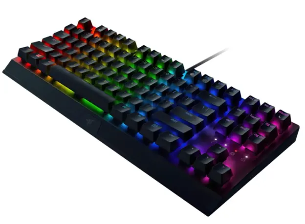 კლავიატურა Razer Gaming Keyboard BlackWidow V3 Tenkeyless 94Key Green Switch RZ03-03490100-R3M1 Black, 3 image