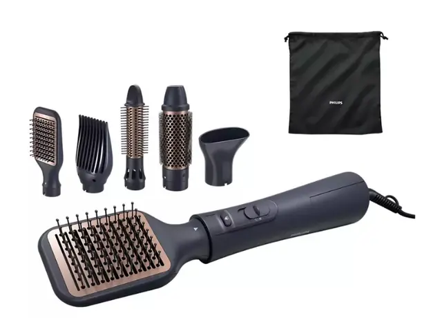 თმის საშრობი სავარცხელი PHILIPS BHA530/00