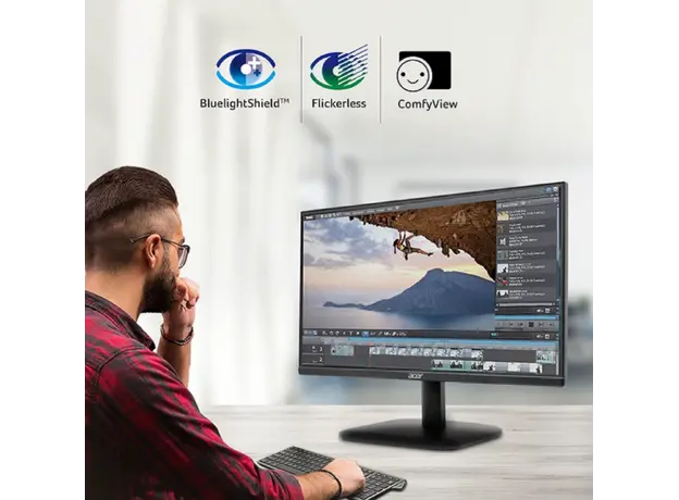 მონიტორი Acer EK1 Series EK221QE3bi 21.45" FHD MonitorDisplay Size: 55cm 21.45'' FHD (1920 x 1080), 4 image