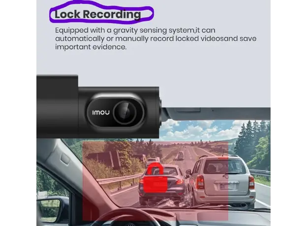 ვიდეო რეგისტრატორი Imou Dash Camera T800 Car Registrator, 4 image