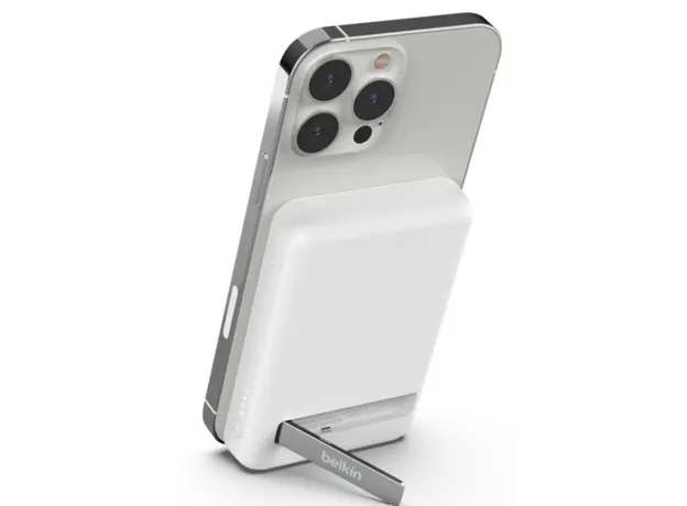 პორტატული დამტენი Belkin Power Bank 5000mAh, MagSafe Wireless, white
