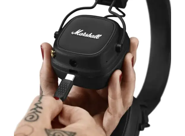 ყურსასმენი Marshall Major IV Black, 6 image