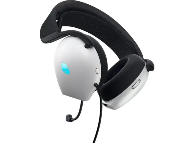 ყურსასმენი Dell 545-BBFJ Alienware, Gaming Headset, Wired, RGB, USB, 3.5mm, Silver, 5 image