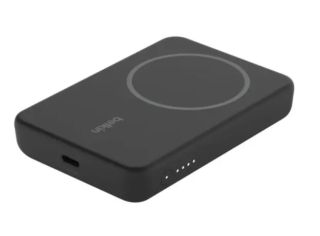 პორტატული დამტენი Belkin Power Bank 5000mAh, MagSafe Wireless, black