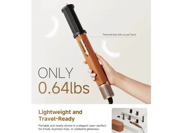 თმის სტაილერი Dreame AirStyle Pro Gold Titanium (AMF18A), 2 image