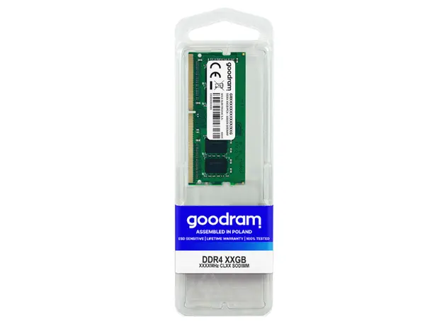 ოპერატიული მეხსიერება RAM Goodram DDR4 16GB 3200MHz CL22 GR3200S464L22/16G SODIMM, 2 image