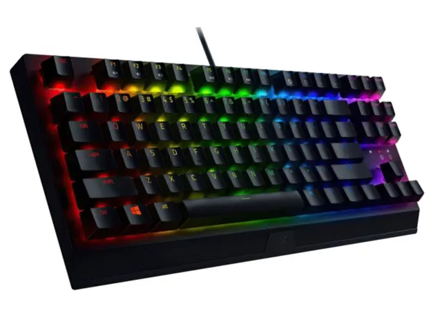 კლავიატურა Razer Gaming Keyboard BlackWidow V3 Tenkeyless 94Key Green Switch RZ03-03490100-R3M1 Black, 2 image