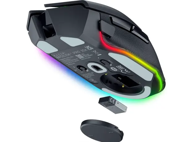 მაუსი Razer Gaming Mouse Basilisk V3 Pro 35K WL RZ01-05240100-R3G1 Black, 3 image