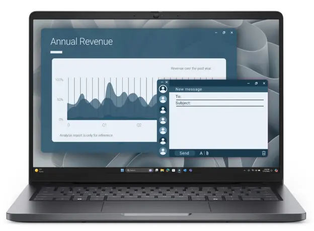 ნოუთბუქი Dell Pro 14 PC14255/AMD Ryzen AI 7 PRO 350/16GB/1TB/14.0" FHD+/AMD Radeon 860M/FgrPr/FHD/IR Cam/Mic/WLAN + BT/Backlit Kb/3 Cell/W11Pro/3Ywr
