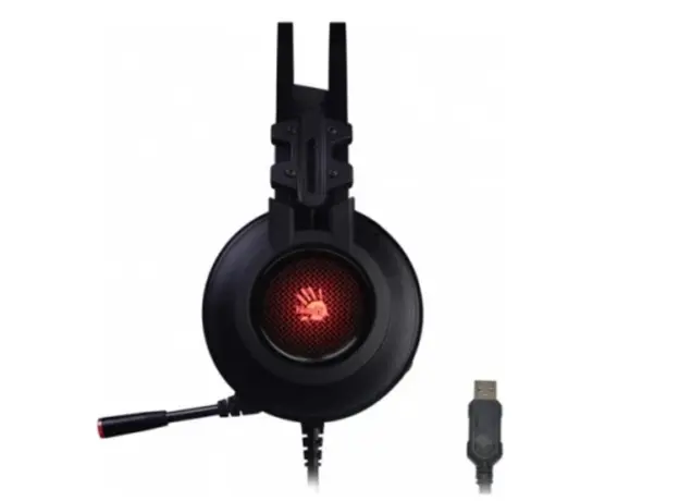 ყურსასმენი A4Tech Bloody G525 Virtual 7.1 Surround Sound RGB Gaming Headset Black, 2 image