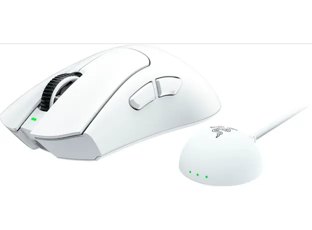 მაუსი Razer Gaming Mouse DeathAdder V4 Pro RZ01-05330200-R3G1 White, 2 image