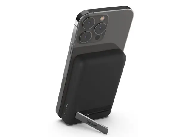 პორტატული დამტენი Belkin Power Bank 5000mAh, MagSafe Wireless, black, 2 image