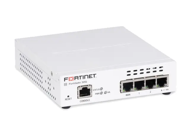 სვიჩი Fortinet FortiGate-30G 4 x GE RJ45 ports (including 3 x Internal Ports, 1 x WAN Ports)