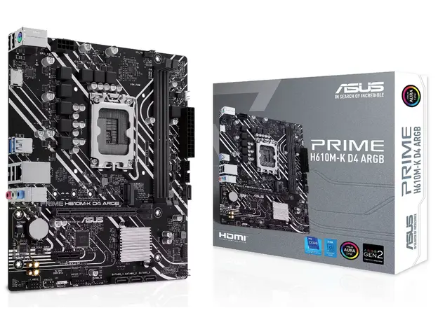 დედა დაფა Asus Prime H610M-K D4 ARGB 90MB1HN0-M0EAY0