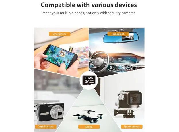 მეხსიერების ბარათი Imou MicroSD Card  64Gb, 3 image