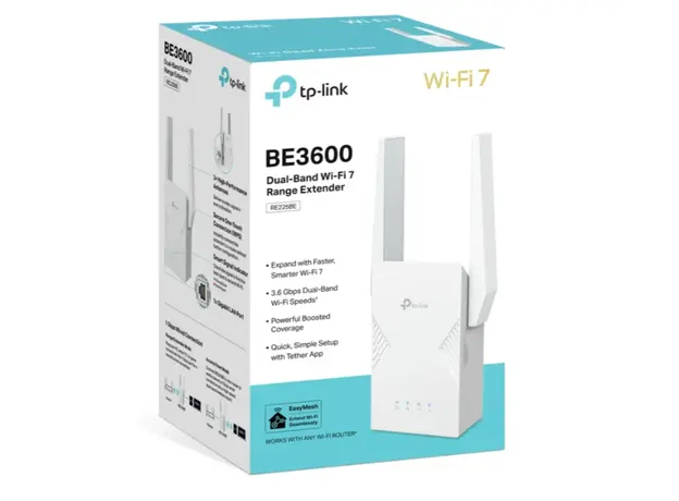 როუტერი TP-Link RE225BE BE3600 Wi-Fi 7 Range Extender, 7 image