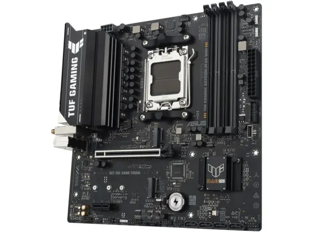 დედა დაფა ASUS Motherboard TUF GAMING A620AM-PLUS WIFI sAM5 A620 4xDDR5 HDMI DP Wi-Fi BT mATX, 2 image