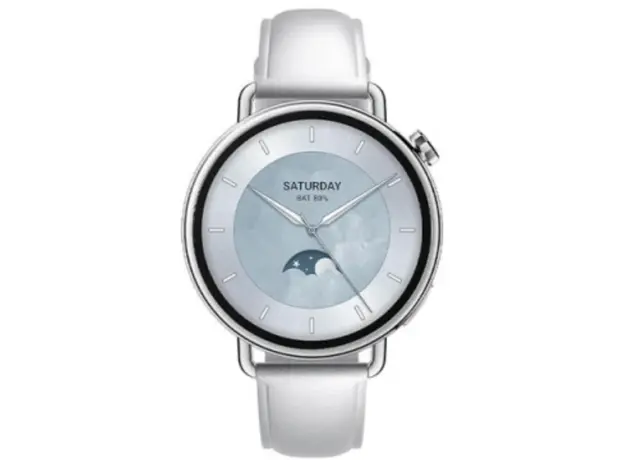 სმარტ საათი Xiaomi Watch S4 41mm Leather Strap White