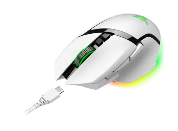 მაუსი Razer Gaming Mouse Basilisk V3 Pro WL White, 2 image