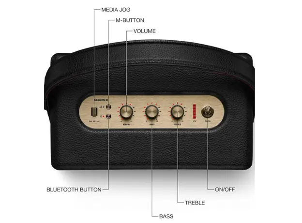 Marshall Kilburn III Black/Brass speaker, 3 image
