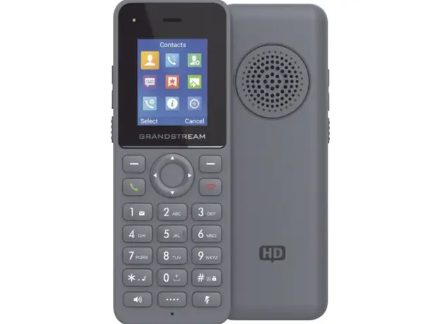 IP ტელეფონი Grandstream DP725, DECT IP phone, 20 SIP accounts, 20 lines, 128x160 (1.8") LCD, 1500mAh Li-ion battery, 5V/1A USB-C PSU, 2 image