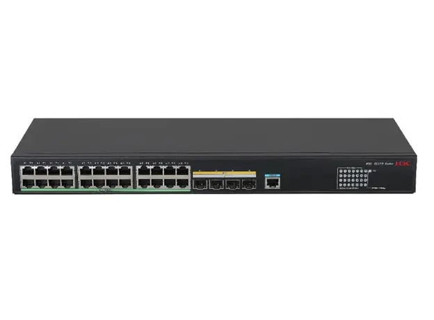 სვიჩი H3C S5170-28S-EI L2 Ethernet Switch with 24*10/100/1000BASE-T Ports and 4*1G/10G BASE-X SFP Plus Ports,(AC)