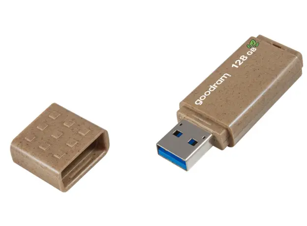USB ფლეშ მეხსიერება Flash Goodram 128GB UME3 ECO FRIENDLY USB 3.2 Gen 1, 2 image