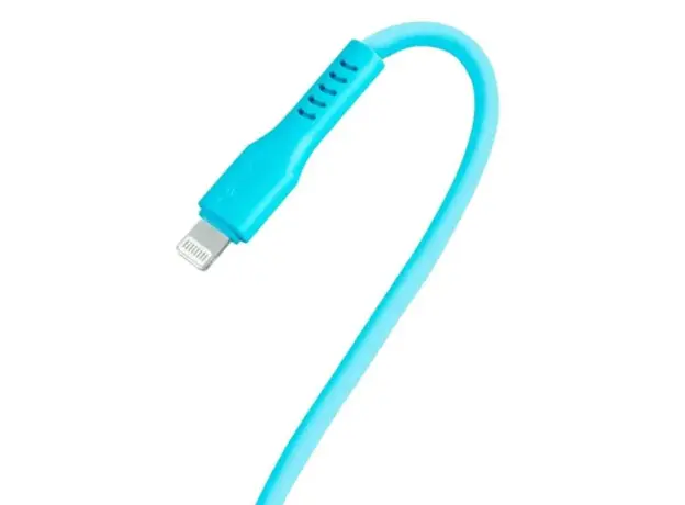 კაბელი TTEC USB-C - LIGHTNING CHARGE/DATA CABLE, 120CM NEON BLUE, 3 image