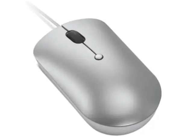 მაუსი Lenovo 540 USB-C Wired Compact Mouse (Cloud Grey), 2 image