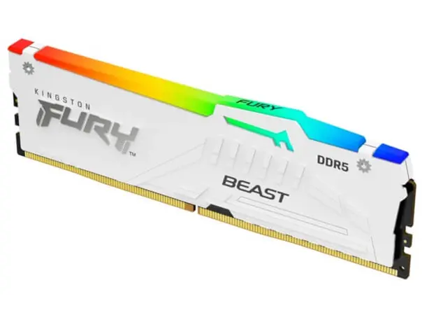 ოპერატიული მეხსიერება Kingston FURY (RGB) White 32GB 6000MHz DDR5 DIMM CL36 2Rx8 4G x 64-Bit, 3 image