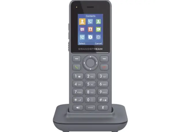 IP ტელეფონი Grandstream DP725, DECT IP phone, 20 SIP accounts, 20 lines, 128x160 (1.8") LCD, 1500mAh Li-ion battery, 5V/1A USB-C PSU, 3 image