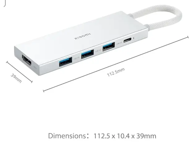 ჰაბი Xiaomi 5-in-1 Type-C Hub, 2 image