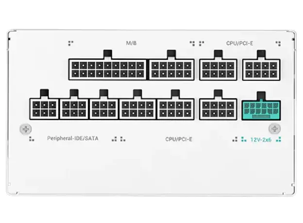 კვების ბლოკი Power Supply DeepCool 1000W PX1000G WH, 3 image