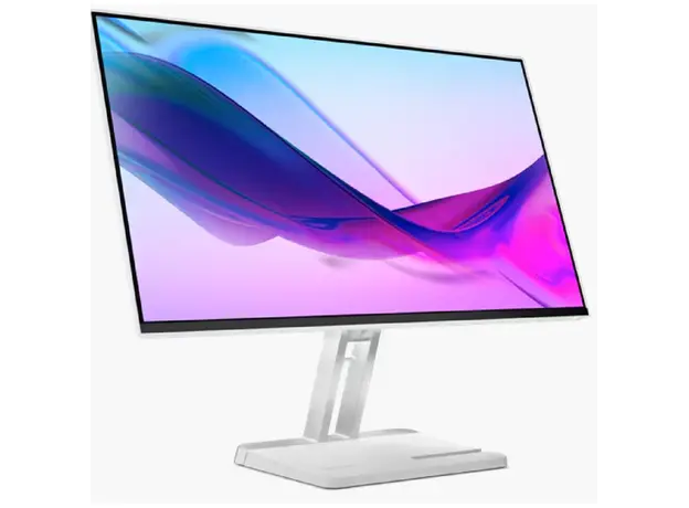 მონიტორი Lenovo L24i-4A 23.8" FHD (1920x1080) IPS, 100Hz, 1x HDMI 1.4, 1x VGA, Speakers 3Wx2, Cloud Grey, 2 image