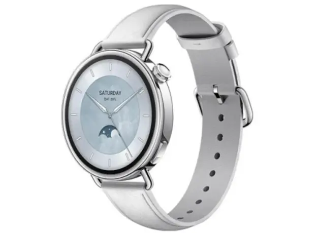 სმარტ საათი Xiaomi Watch S4 41mm Leather Strap White, 2 image
