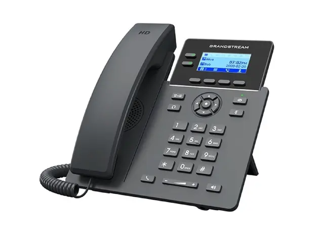 IP ტელეფონი Grandstream GRP2602G, Carrier-Grade IP Phones, 2 lines, 4 SIP accounts, Dual 10/100/1000 Mbsps Ethernet ports, PoE, HD audio (With PSU), 2 image