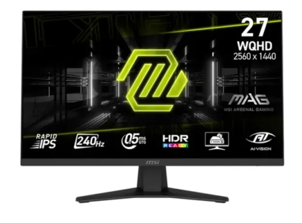 მონიტორი MSI MAG 274QF X24 / 27" (69 cm) / Flat / Rapid IPS  /2560 x 1440 (WQHD) / HDR: 250 cd/m