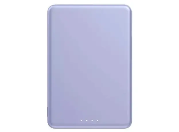 პორტატული დამტენი Xiaomi Super Slim Magnetic Power Bank 5000 Purple, 2 image