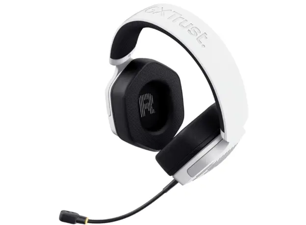 ყურსასმენი Trust GXT493W CARUS WIRELESS HEADSET WHITE, 2 image