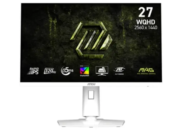 მონიტორი MSI MAG 274QRFW X32/ 27" (69 cm) / Flat / Rapid IPS  /2560 x 1440 (WQHD) / HDR: 400 cd/m /sRGB  129%