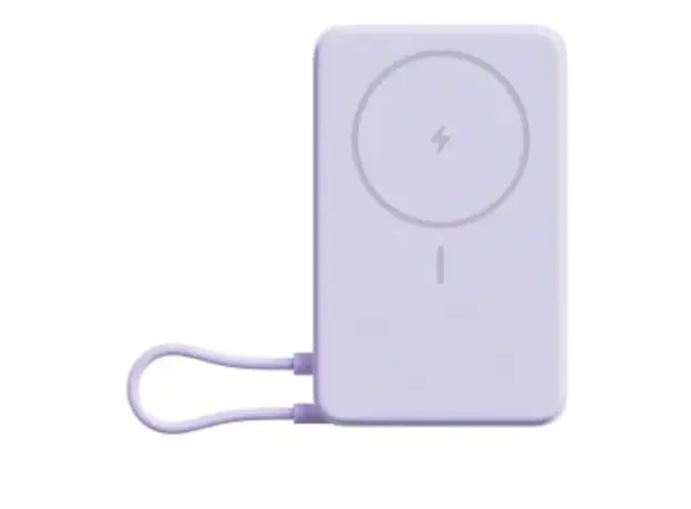პორტატული დამტენი Xiaomi Magnetic Power Bank 10000 with Built-in Stand Purple