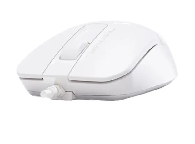 მაუსი A4tech Fstyler FM12 Wired Mouse White, 3 image