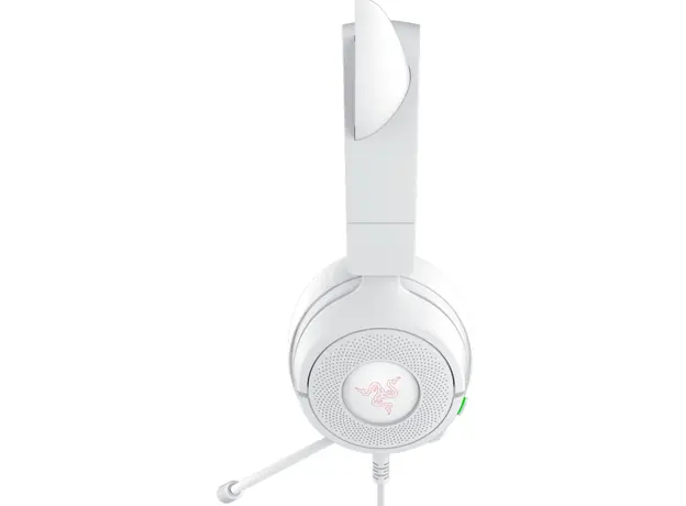 ყურსასმენი Razer Headset Kraken Kitty V3 X, mini-jack, 1.3m, white, 3 image