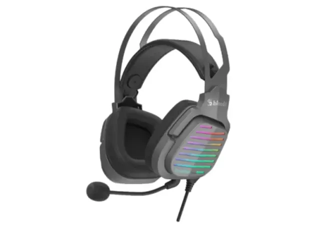 ყურსასმენი A4tech Bloody G560 RGB Flow Backlight Headset 7.1 Virtual USB Gun Grey