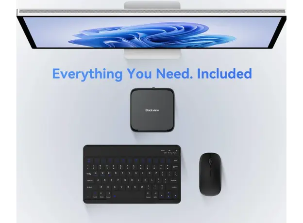 მინი კომპიუტერი Blackview MP50 Ryzne 5 3500U 16/512GB Black W11P KB+Mouse, 6 image