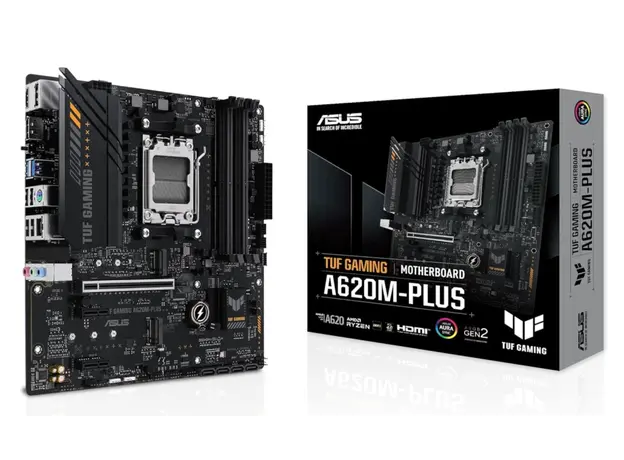 დედა დაფა ASUS Motherboard TUF GAMING A620M-PLUS sAM5 A620 4xDDR5 HDMI DP mATX, 3 image