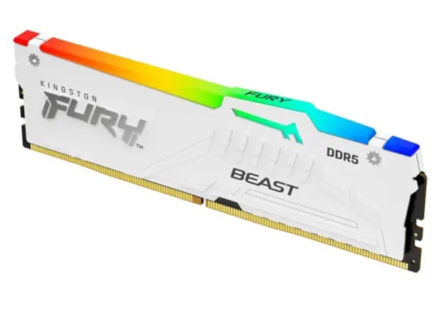 ოპერატიული მეხსიერება Kingston FURY (RGB) White 32GB 5600MHz DDR5 DIMM CL36 2Rx8 4G x 64-bit